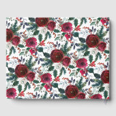 冬の開花フローラブライダルシャワー ゲストブック (裏面)