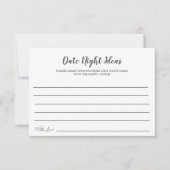 冬の開花フローラブライダル日付ナイトアイディアカード 招待状 (正面)