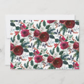 冬の開花フローラ誕生会 招待状 (裏面)