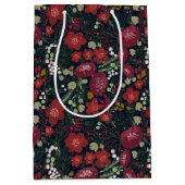 冬の開花抱き枕 ミディアムペーパーバッグ (正面)