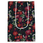 冬の開花抱き枕 ミディアムペーパーバッグ (裏面)