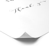 冬の開花結婚ガーランドのイベント順序 ポスター (角)