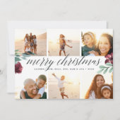 冬の開花 |フォト数々のホリデーカード シーズンカード (正面)