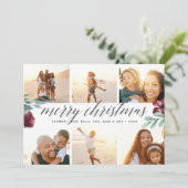 冬の開花 |フォト数々のホリデーカード シーズンカード (スタンド正面)