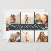 冬の開花 |フォト数々のホリデーカード シーズンカード (正面)