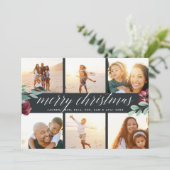 冬の開花 |フォト数々のホリデーカード シーズンカード (スタンド正面)