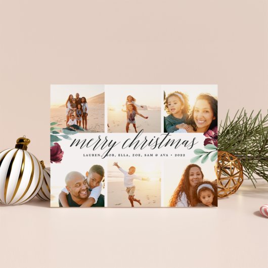 冬の開花 |フォト数々のホリデーカード シーズンカード