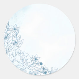 冬の開花 ラウンドシール