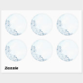 冬の開花 ラウンドシール (シート)