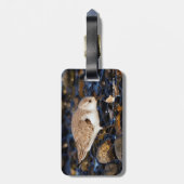 冬の間にかわいいサンダリングのシギが鳴る ラゲッジタグ (裏面縦)