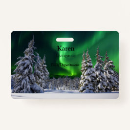 冬の間の北の光 バッジ