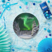 冬の間の北の光 ペーパープレート (パーティー)