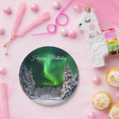 冬の間の北の光 ペーパープレート (パーティー)