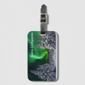 冬の間の北の光 ラゲッジタグ (正面縦)