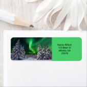 冬の間の北の光 ラベル (インサイチュ)