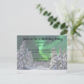 冬の間の北の光 案内ポストカード (スタンド正面)