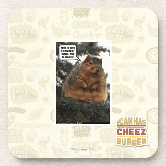 冬の間用意して下さい コースター (正面)