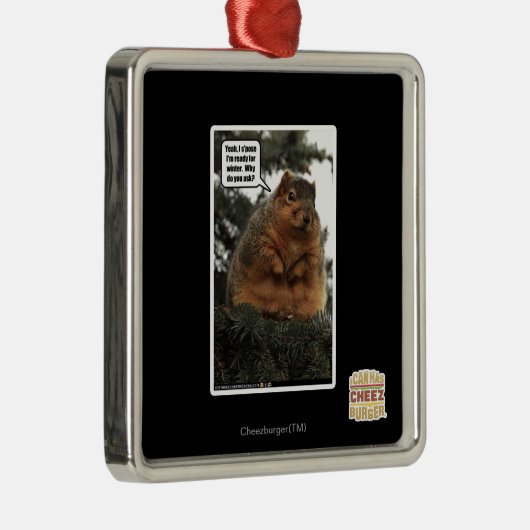 冬の間用意して下さい メタルオーナメント (右)