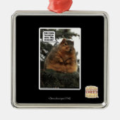 冬の間用意して下さい メタルオーナメント (正面)