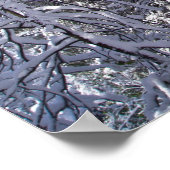 冬の防氷雪林ポスター ポスター (角)