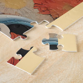 冬の降下 – Ken Gage Surreal Art ジグソーパズル (側面)