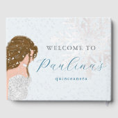 冬の降雪15誕生日キンセアニラブルー ゲストブック (裏面)