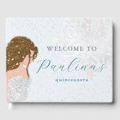 冬の降雪15誕生日キンセアニラブルー ゲストブック (正面)