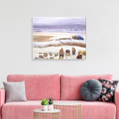 冬の降雪 キャンバスプリント (インサイチュ (リビング))