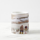 冬の降雪 コーヒーマグカップ (中央)