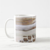 冬の降雪 コーヒーマグカップ (左)