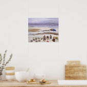 冬の降雪 ポスター (キッチン)