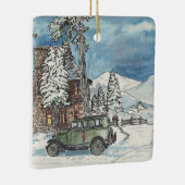 冬の隠れ家 セラミックオーナメント (右)