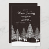 冬の集会 招待状 (正面/裏面)