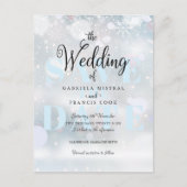 冬の雪が日を守る 案内ポストカード (正面)