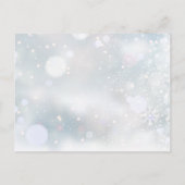 冬の雪が日を守る 案内ポストカード (裏面)