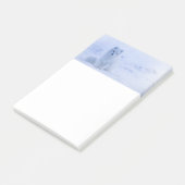 冬の雪が降る可愛い北極キツネ ポストイット (アングル)