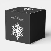 冬の雪が黒い箱 フェイバーボックス (裏面サイド)