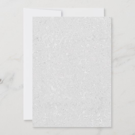 冬の雪だるまおもしろいかわいい婚約パーティ 招待状 (裏面)