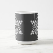 冬の雪だるまを名付ける コーヒーマグカップ (中央)