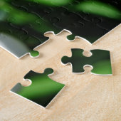 冬の雪だるま春花球ブーケ ジグソーパズル (側面)