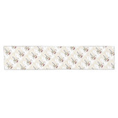 冬の雪だるま ショートテーブルランナー (横)