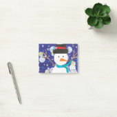 冬の雪だるま ポストイット (オフィス)