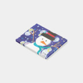 冬の雪だるま ポストイット (アングル)