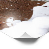 冬の雪で鹿バック|過去記事 フォトプリント            (角)