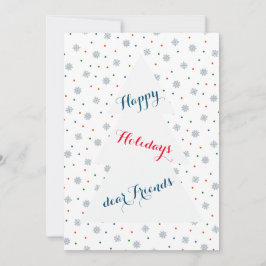 冬の雪とドットのパターン