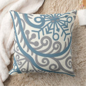 冬の雪と氷 クッション (ブランケット)