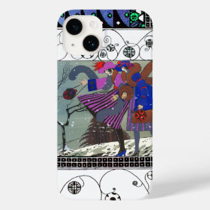 冬の雪と渦巻き/ファッション衣装デザイナー Case-Mate iPhone 14ケース