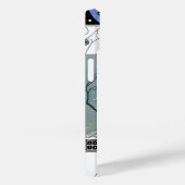 冬の雪と渦巻き/ファッション衣装デザイナー Case-Mate iPhoneケース (裏面 / 右)