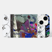 冬の雪と渦巻き/ファッション衣装デザイナー Case-Mate iPhoneケース (裏面 (横))