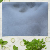 冬の雪にワイルドグレーウルフポープリント キッチンタオル (折り畳み)